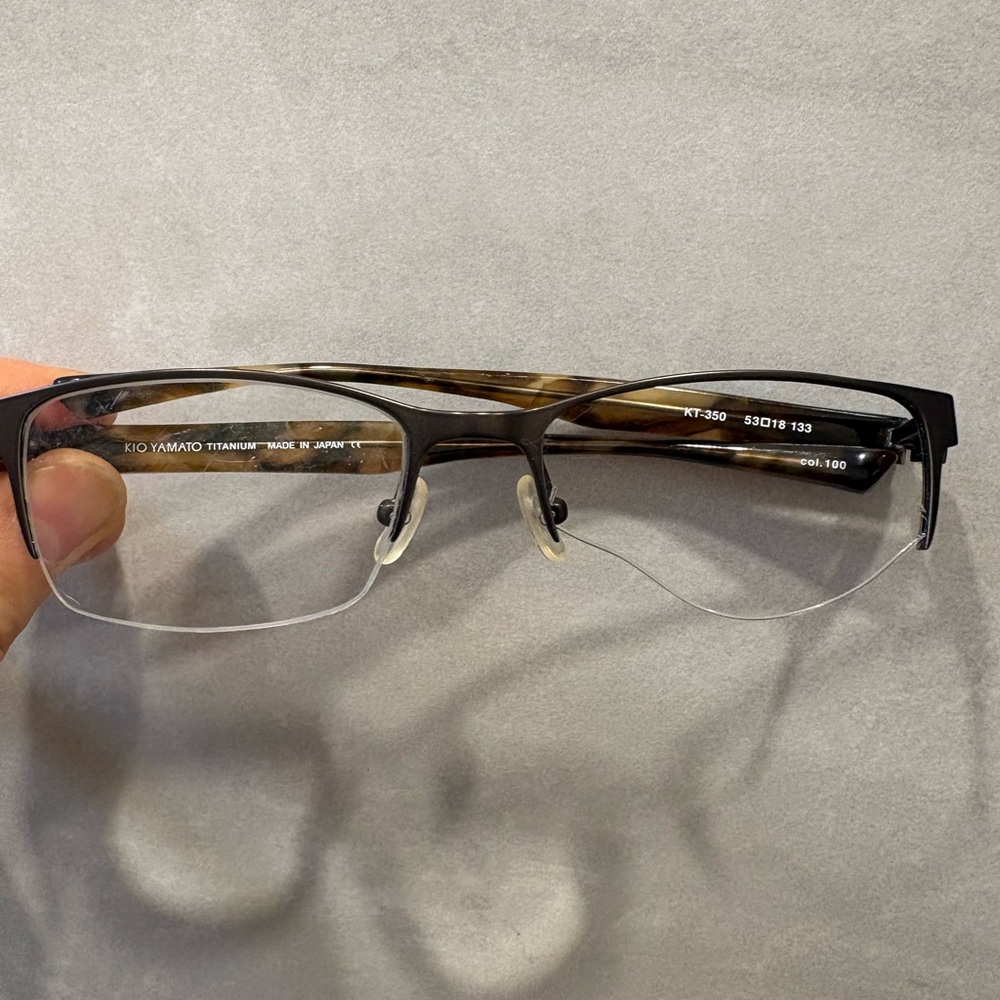 KIO YAMATO KT-350 Original Vintage Eyeglasses Made in Japan
